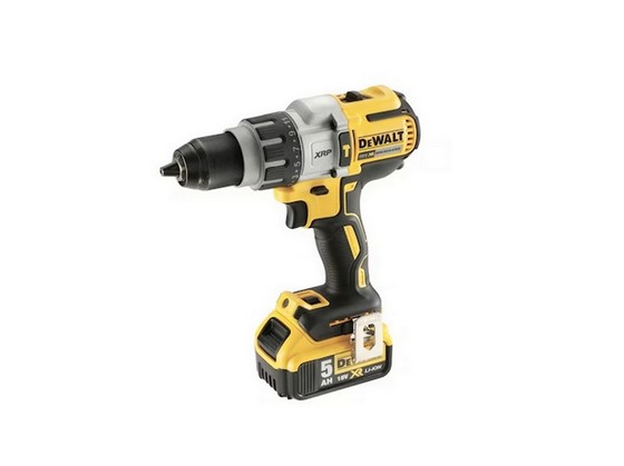 DEWALT DCD996P2-GB 18V BRUSHLESS COMBI HAMMER DRILL 2 X 5.0AH LiION BATTERIES AND CHARGER
