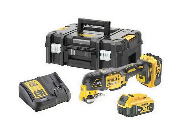 DEWALT DCS356P2 18V XR BRUSHLESS 3 SPEED OSCILLATING MULTI TOOL KIT WITH 2 X 5AH & CHARGER