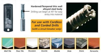 Dewalt DT6044-QZ 20mm Diamond Tile Drill & Water Delivery System