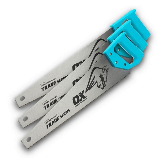 OX Trade Hand Saw Triple Pack 550mm