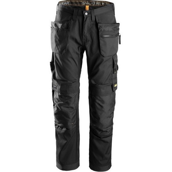 SNICKERS 6200 ALLROUND WORK TROUSERS BLACK (32L, 31W)