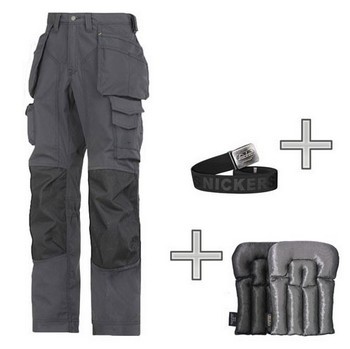 SNICKERS FLOORLAYER WORKPACK WITH KNEEPADS & BELT (36W, 32L)