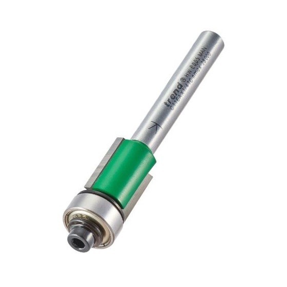 TREND C116AX1/4TC BEARING GUIDED TRIMMER 1/4 INCH SHANK 12.7MM DIAMETER