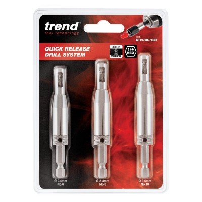 Trend QR/DBG/SET 3 Piece Drill Bit Guide Set