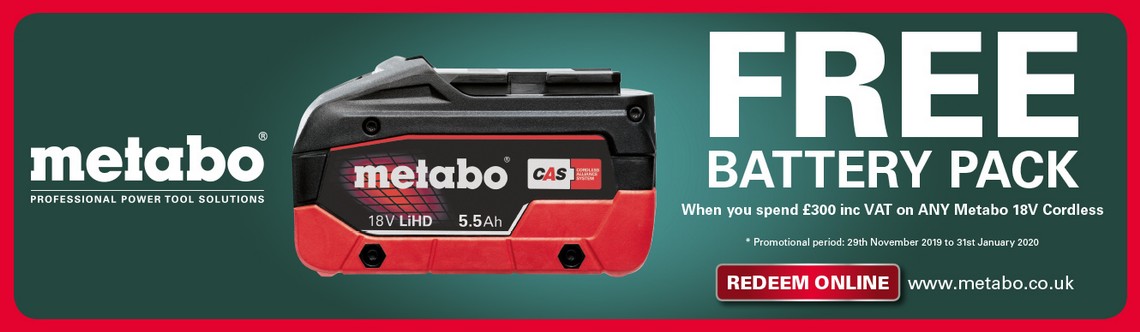 free metabo battery