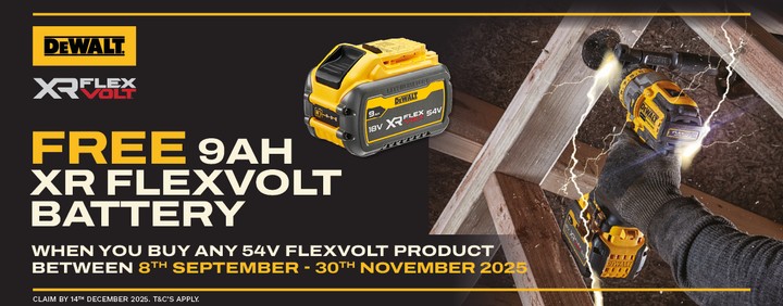 Dewalt Flexvolt Redemption September 2025 | Terms & Conditions