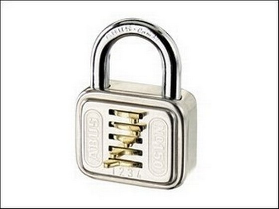 150/40 Combination Padlock with Ratchet Mechanism Carded