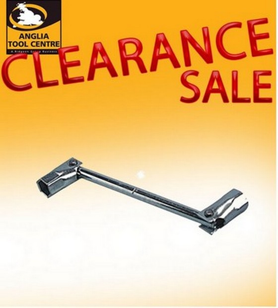 310 Double Ended Whitworth Scaffold Spanner - 7/16in & 1/2in