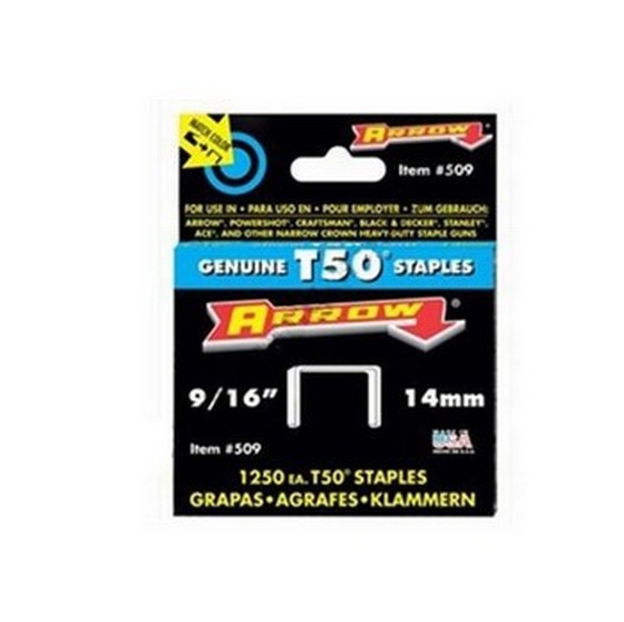 Arrow T50 Staples Box 1250 14mm - 9/16in