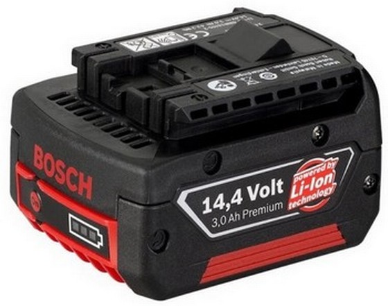 Bosch 2607336223 3.0Ah 14.4V Premium Li-ion Battery with Charge Level Indication 1 ONLY