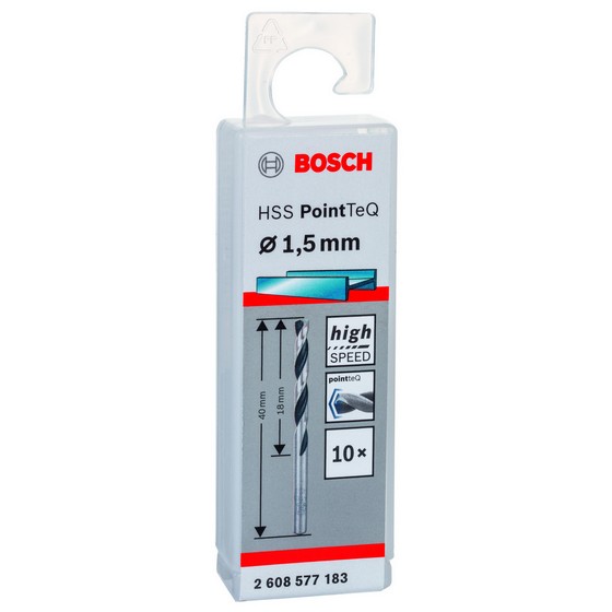 Bosch 2608577183 HSS Twist PointTec Drill Bit 1.5mm