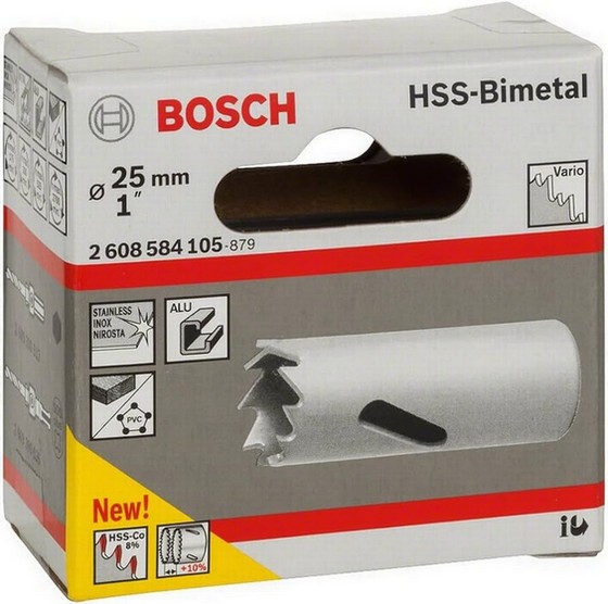 BOSCH 2608584105 HSS BI-METAL HOLESAW 25MM