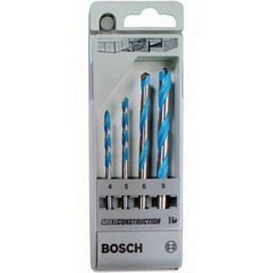 BOSCH 2608595362 MULTI CONSTRUCTION DRILLBIT 4 PC SET (5.5,6,7,8mm)