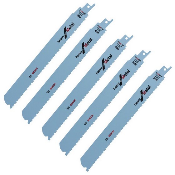 BOSCH 2608657398 THICK SHEET METAL BLADES (PACK OF 5)