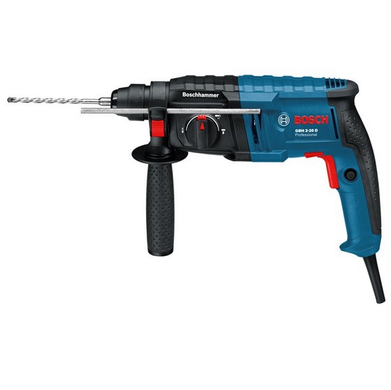 Bosch Gbh 220 D Sds+ Hammer Drill With 3x Sds Drill Bits & Pointed