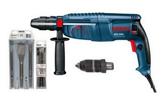 BOSCH GBH2600 2kg 3 FUNCTION SDS+ HAMMER DRILL 240V