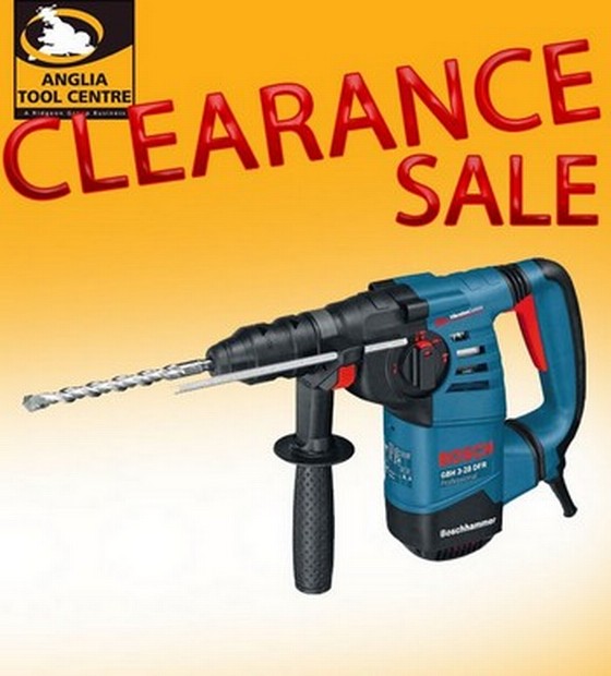 Bosch Gbh328dfr 3kg Sds+ Drill With Quick Change Chuck 110v Anglia Tool Centre