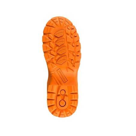 BUCKBOOTZ BBZ8 WELLINGTON BOOT BLK/ORANGE SIZE 7 