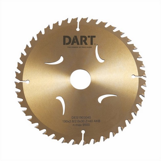 DART DES1903028 GOLD ATB WOOD SAW BLADE 190MM x 30MM x 28T
