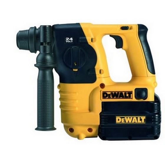 Dewalt DC222KA 24V 2 Mode SDS Hammer with 2 x 2Ah Ni-Cad batteries
