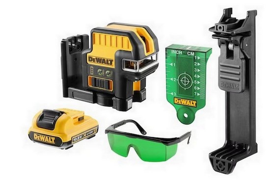DEWALT DCE0825D1G-GB 10.8V 5 SPOT GREEN LINE LASER WITH 1 x 2.0ah LI-ION BATTERY