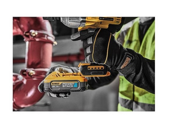 DEWALT DCF961H2T-GB 18v BRUSHLESS 1/2&quot; HIGH TORQUE IMPACT WRENCH 2 x 5.0ah P/STACK BATTERIES