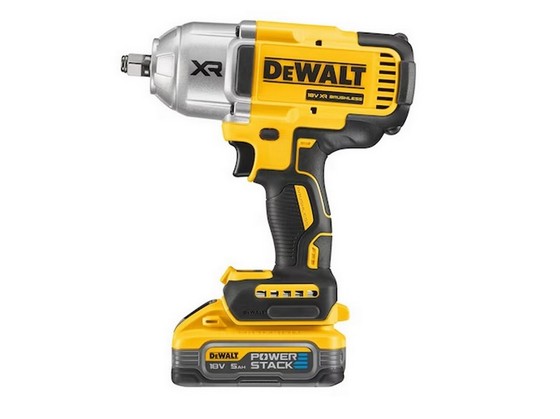 DEWALT DCF961H2T-GB 18V BRUSHLESS 1/2 INCH HIGH TORQUE IMPACT WRENCH 2 x 5.0ah POWERSTACK BATTERIES