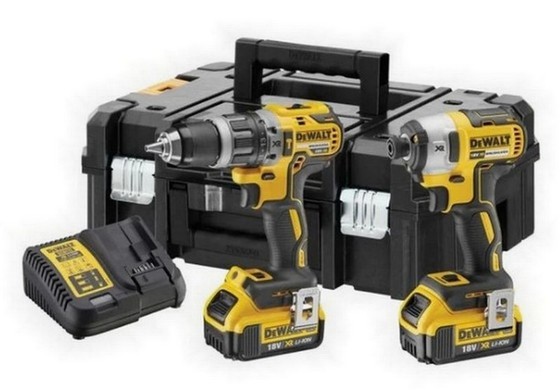 DEWALT DCK266M2T-GB 18v XR BRUSHLESS TWIN KIT IN TSTAK