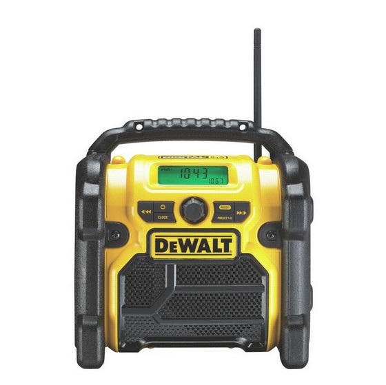 Dewalt Dcr020 10.8v/14.4v/18v Xr Compact Dab Digital Radio Anglia