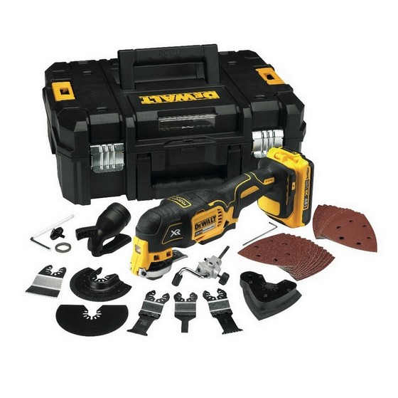 Dewalt Dcs355d2 18v Brushless Multi Tool With 2x 2.0ah Liion Batteries