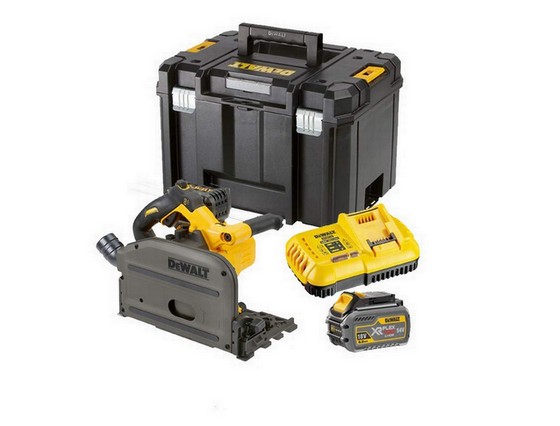 DEWALT DCS520T2-GB 54V XR FLEXVOLT PLUNGE SAW WITH 2X 6.0AH LI-ION BATTERIES