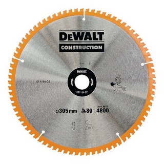 Dewalt Dt4288-qz Series 40 Negative Rake Mitre Saw Blade 305mm X 30mm X ...