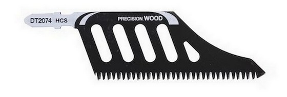 DEWALT DT2074-QZ 74mm T Shank HCS Jigsaw Blade Wood