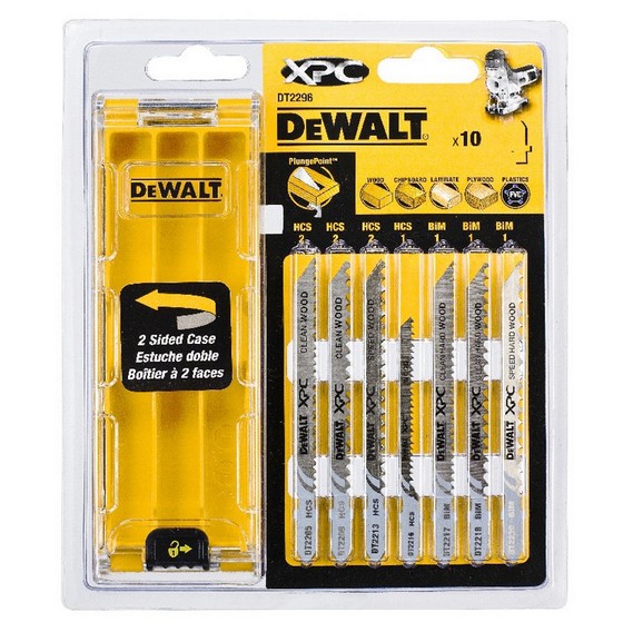 DEWALT DT2296-QZ XPC JIGSAW BLADE SET (PACK OF 10)