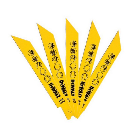 DEWALT DT2384-QZ BI-METAL RECIP BLADES 152MM (PACK OF 5)