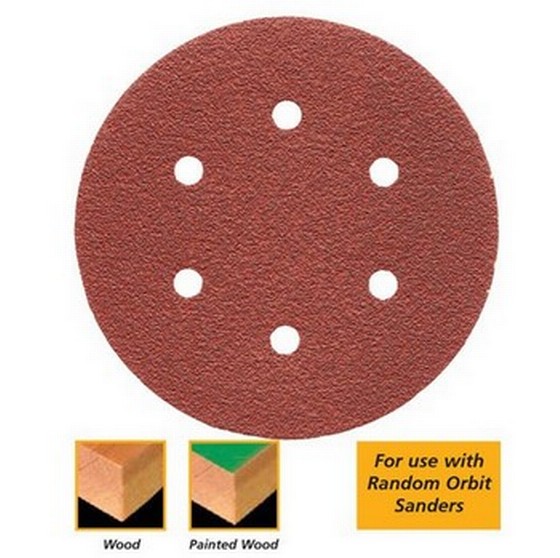 Dewalt DT3111-QZ 125mm Orbital Sanding Disc 40 Grit (Pk25)
