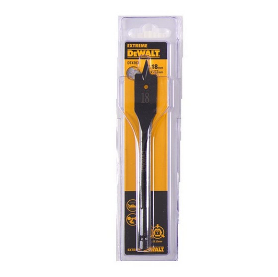 Dewalt Dt4767qz Extreme Flat Wood Bit 18mm Anglia Tool Centre
