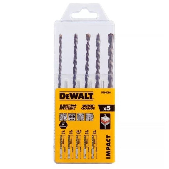 Dewalt Dt60099 5 Piece Sds+ Drill Bit Set Anglia Tool Centre