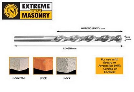 Dewalt DT6683-QZ 8.0 x 200mm  Extreme Masonary Drill Bit