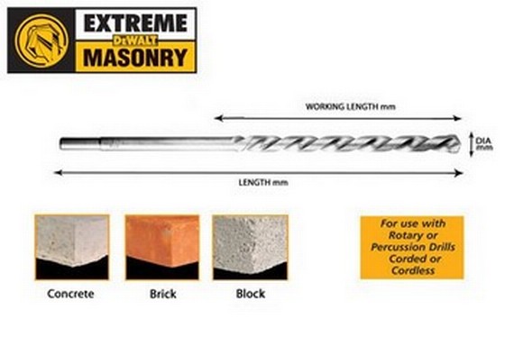 Dewalt DT6720-QZ 20x400mm Masonary Drill Bit