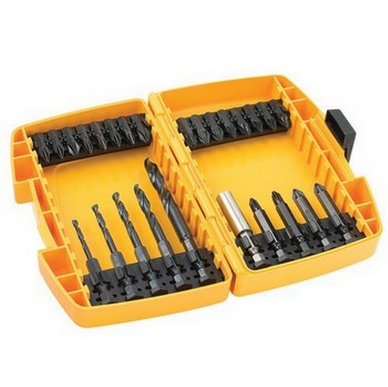 DEWALT DT70502B-QZ 26 PIECE IMPACT RATED SCREW BIT & DRILLBIT SET