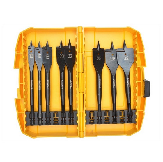 Dewalt Dt7943qz 8 Piece Extreme Flat Wood Bit Set Anglia Tool Centre