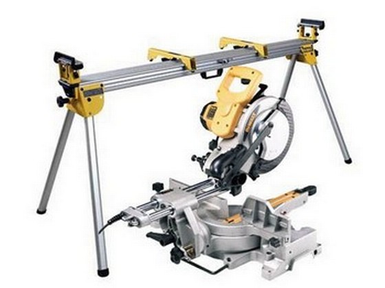 DEWALT DW712N216mm HEAVY DUTY SLIDE COMPOUND MITRE SAW 240V + DE7023 LEG STAND