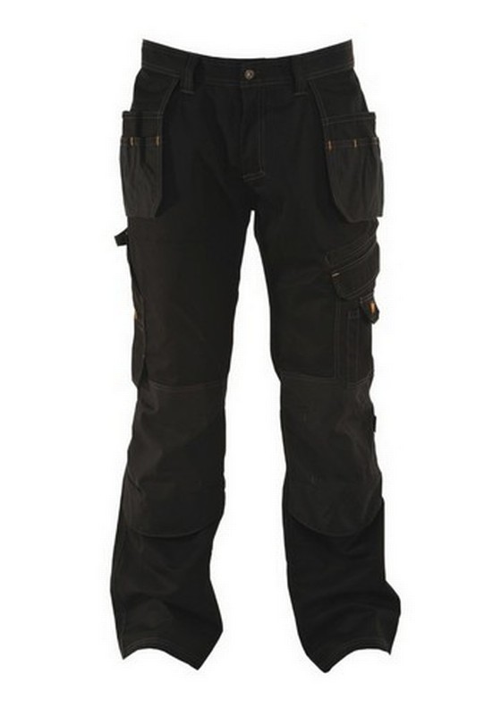 DEWALT DWC17/001 LOW RISE WORK TROUSER 36"WAIST 33"LEG BLACK