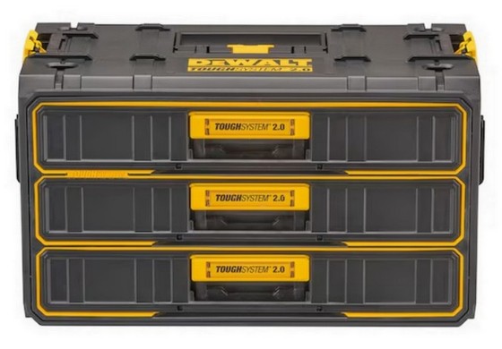 DEWALT DWST08330-1 TOUGHSYSTEM 2.0 3 DRAWER UNIT 
