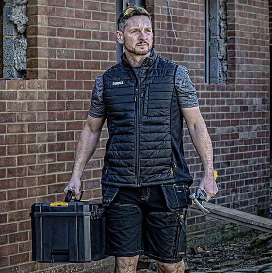 Dewalt Force Gilet Black Large