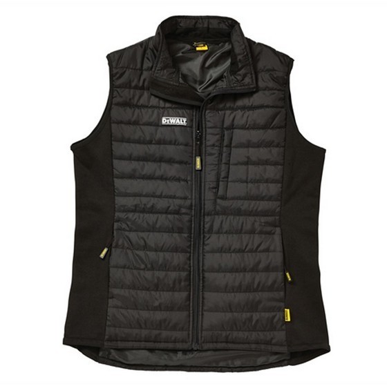 DEWALT FORCE LIGHTWEIGHT PADDED GILET BLACK (X LARGE)