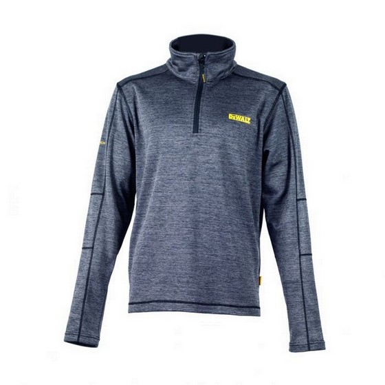 DEWALT JONESBOROUGH GREY 1/4 ZIP MID LAYER  EXTRA LARGE