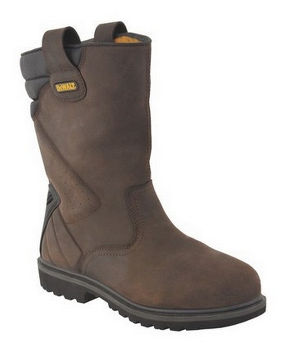 DEWALT SAFETY RIGGER BOOT BROWN SIZE 09 **vat is not charged on this product**
