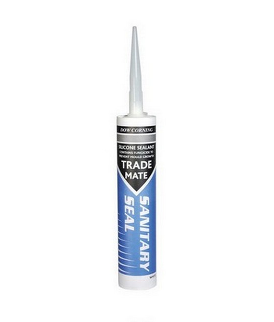Dow Corning 2940281 Trade Mate Silicone Sanitary Sealant 310Ml White